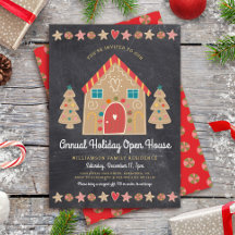 Weihnachtsfeier Ingwerbrot Open House