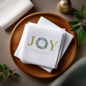 Weihnachtsfeier "Joy" Serviette