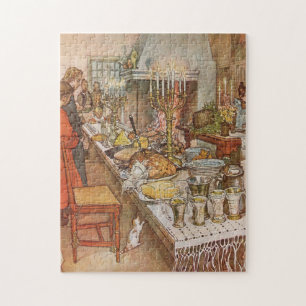 Weihnachtsfeier Julaftonen von Carl Larsson Puzzle