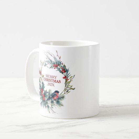 Weihnachtsfeier Kaffeetasse (Vorderseite Links)