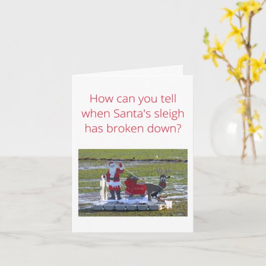 Weihnachtsfeier Karte (Gelbe Blume)