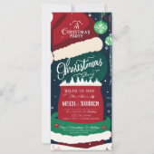 Weihnachtsfeier-Karte (Vorderseite)