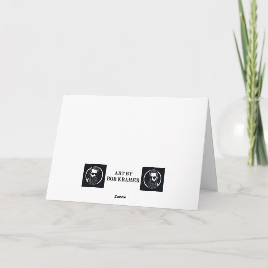 Weihnachtsfeier Karte (Rückseite)