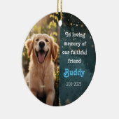 Weihnachtsfeier Keramik Ornament (Rechts)