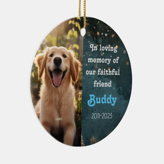 Weihnachtsfeier Keramik Ornament (Rechts)