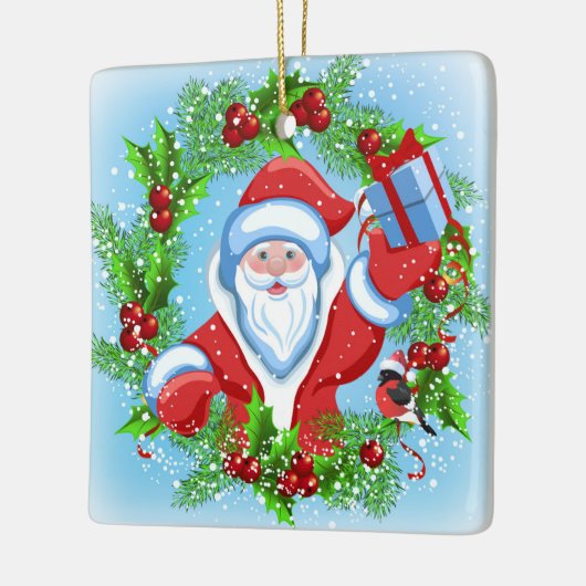 Weihnachtsfeier Keramik Ornament (Links)