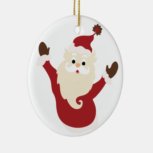 Weihnachtsfeier Keramik Ornament (Rechts)