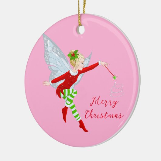 Weihnachtsfeier Keramik Ornament (Links)