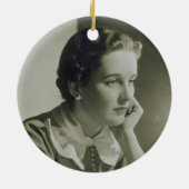 Weihnachtsfeier Keramik Ornament (Hinten)