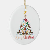 Weihnachtsfeier Keramik Ornament (Rechts)