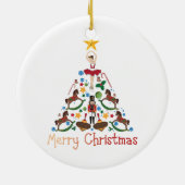 Weihnachtsfeier Keramik Ornament (Hinten)