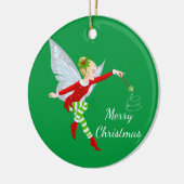 Weihnachtsfeier Keramik Ornament (Links)