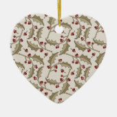 Weihnachtsfeier Keramik Ornament (Vorne)