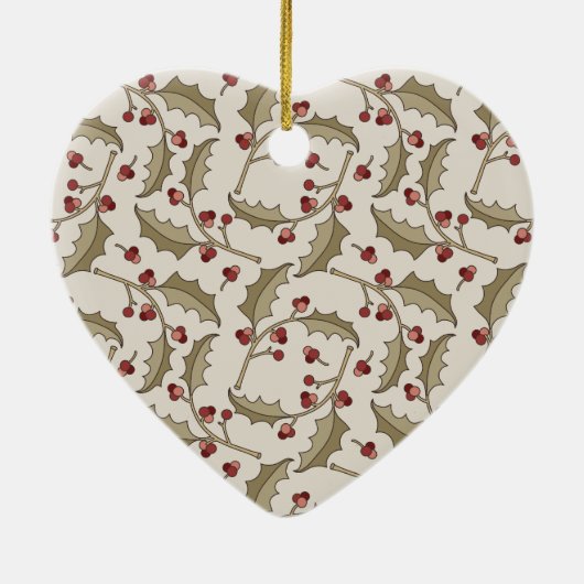 Weihnachtsfeier Keramik Ornament (Hinten)