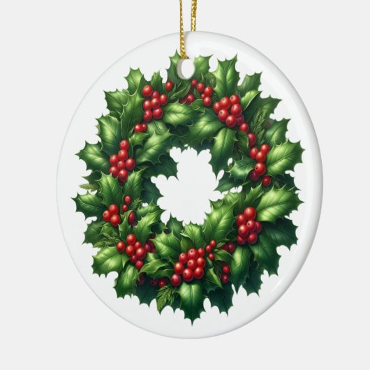 Weihnachtsfeier Keramik Ornament (Links)