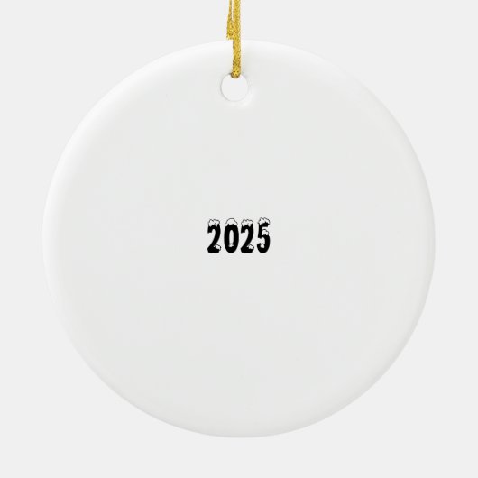 Weihnachtsfeier Keramik Ornament (Hinten)