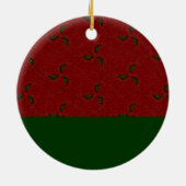 Weihnachtsfeier Keramik Ornament (Hinten)