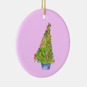 Weihnachtsfeier Keramik Ornament (Rechts)