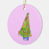 Weihnachtsfeier Keramik Ornament (Links)