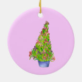 Weihnachtsfeier Keramik Ornament (Hinten)