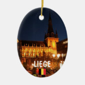 Weihnachtsfeier Keramik Ornament (Vorne)