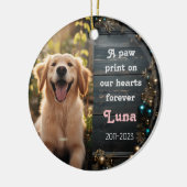 Weihnachtsfeier Keramik Ornament (Links)