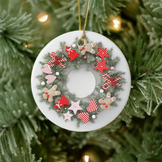 Weihnachtsfeier Keramik Ornament