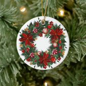 Weihnachtsfeier Keramik Ornament