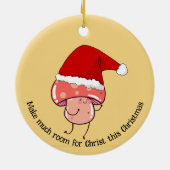 Weihnachtsfeier Keramik Ornament (Hinten)