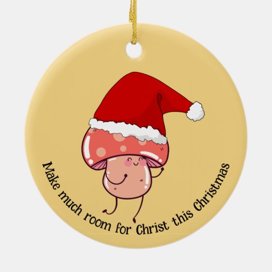 Weihnachtsfeier Keramik Ornament (Hinten)