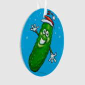 Weihnachtsfeier Keramik Ornament (Vorderseite)