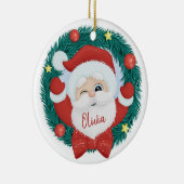 Weihnachtsfeier Keramik Ornament (Rechts)