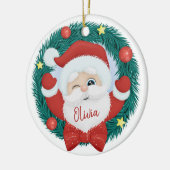 Weihnachtsfeier Keramik Ornament (Links)