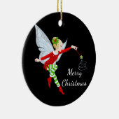 Weihnachtsfeier Keramik Ornament (Rechts)