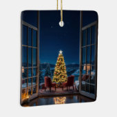 Weihnachtsfeier Keramikornament (Rechts)