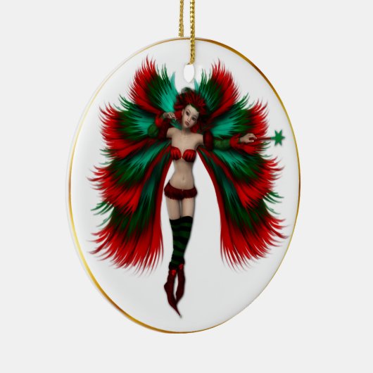 Weihnachtsfeier Keramikornament (Rechts)