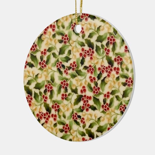 Weihnachtsfeier Keramikornament (Links)