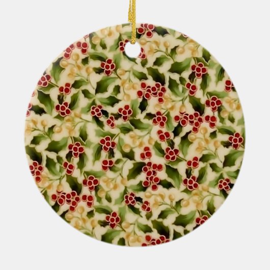 Weihnachtsfeier Keramikornament (Hinten)