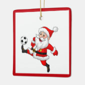 Weihnachtsfeier Keramikornament (Links)