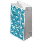 Weihnachtsfeier Kleine Geschenktüte (Rückseite Schrägansicht)