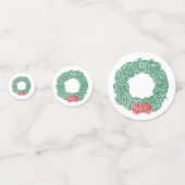 Weihnachtsfeier Konfetti (Rückseiten)
