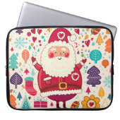 Weihnachtsfeier Laptopschutzhülle (Vorderseite)