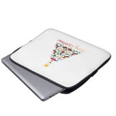Weihnachtsfeier Laptopschutzhülle (Vorne Knopf)