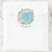 Weihnachtsfeier Leckerei Jemand Süße Runder Aufkleber (Tasche)