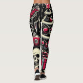 Weihnachtsfeier Leggings (Rückseite)