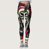 Weihnachtsfeier Leggings (Vorderseite)