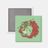Weihnachtsfeier Magnet (Vorderseite/Rückseite)