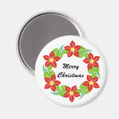 Weihnachtsfeier Magnet (Vorderseite/Rückseite)