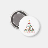 Weihnachtsfeier Magnet (Vorderseite/Rückseite)