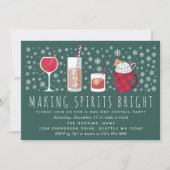 Weihnachtsfeier 'Making Spirits Bright' (Vorderseite)